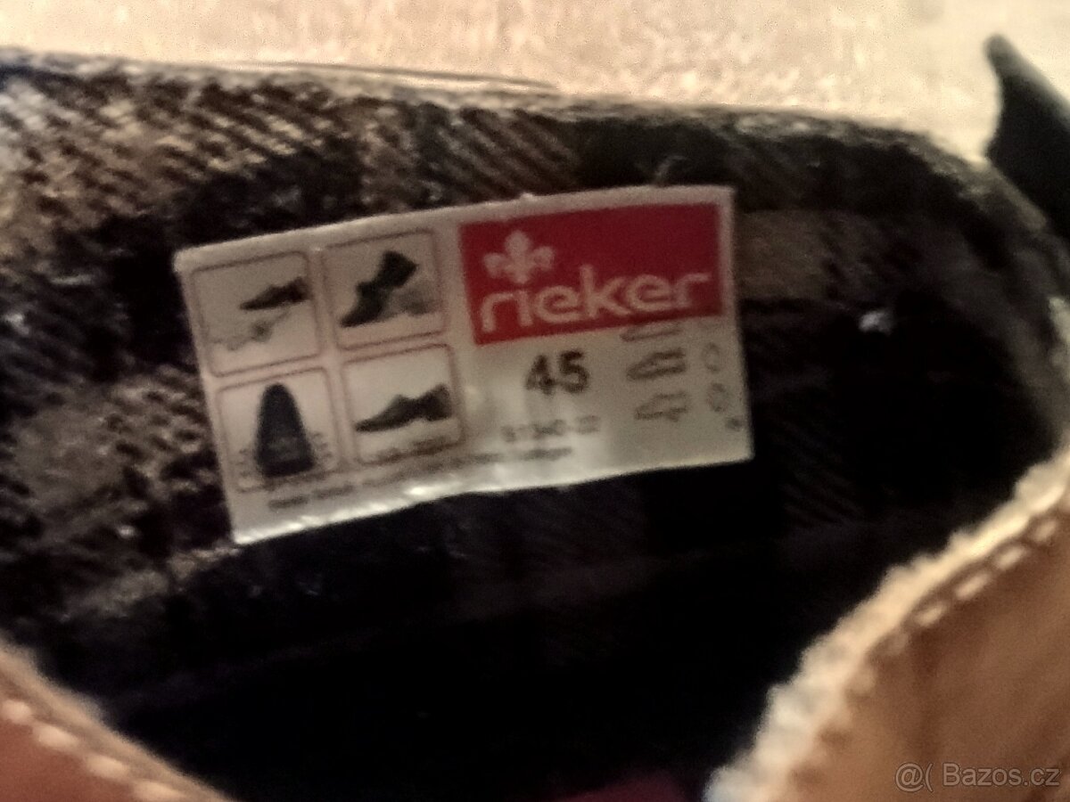 Prodám kotníčkové boty Rieker - 7