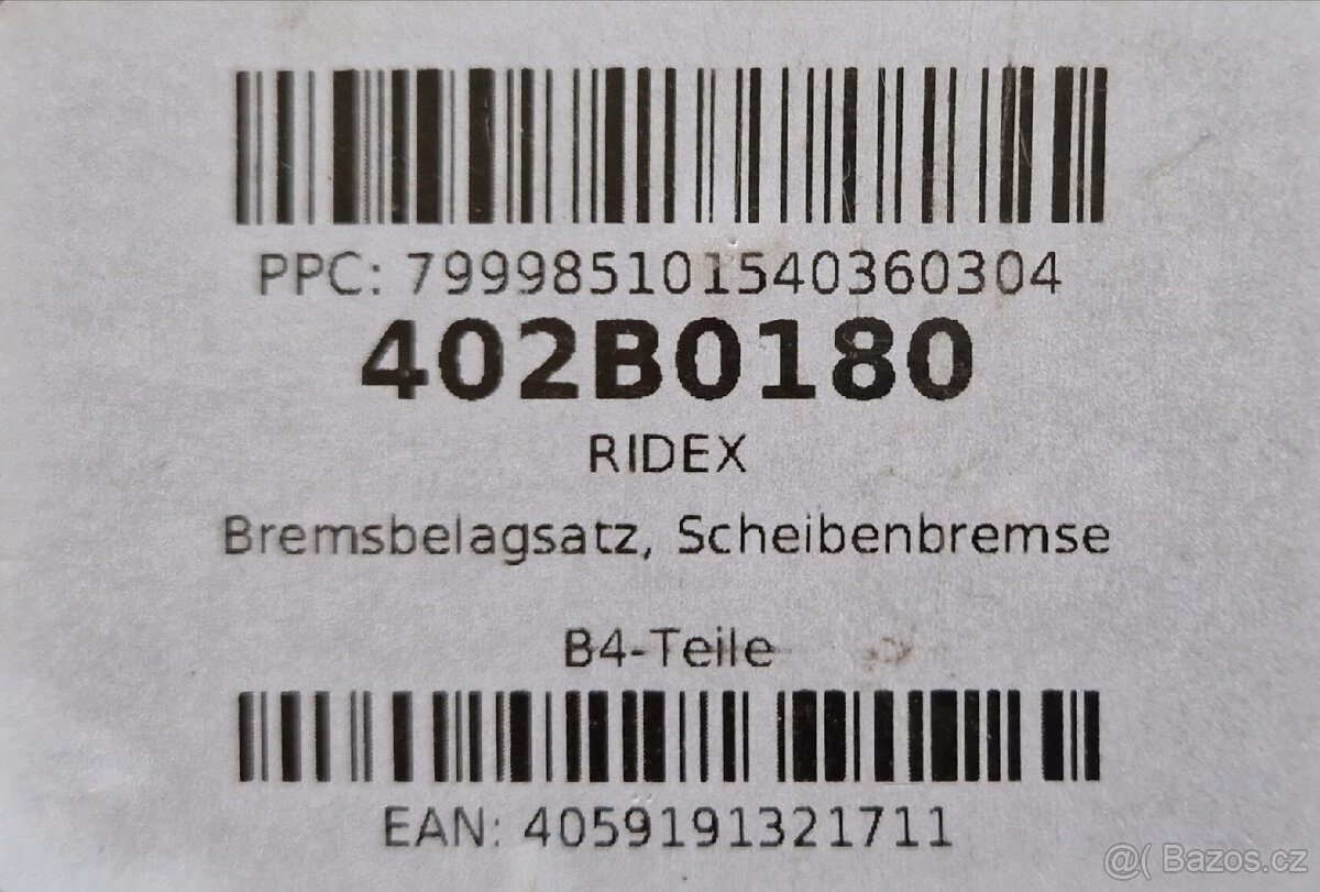 Nové brzdové destičky Ridex pro Subaru - 7