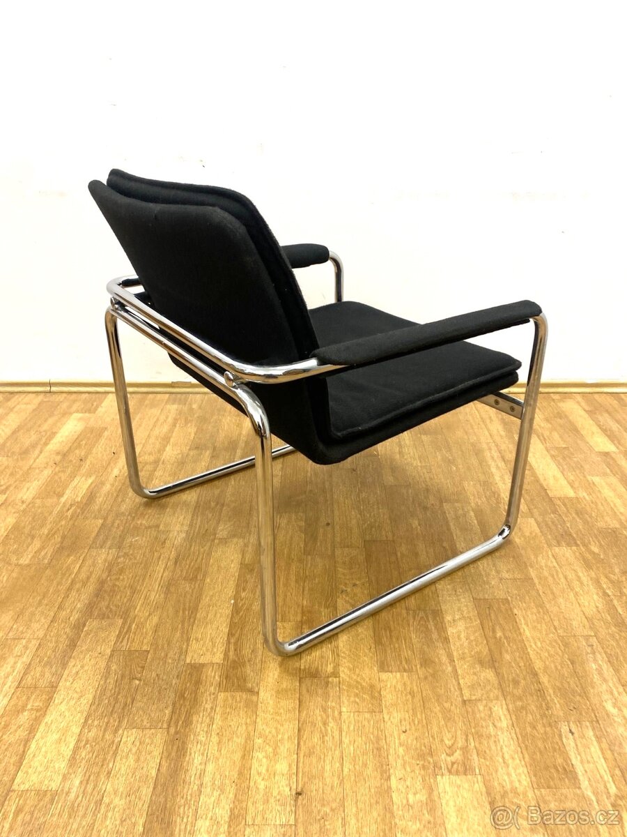 Retro křeslo 70. léta chrom - 7