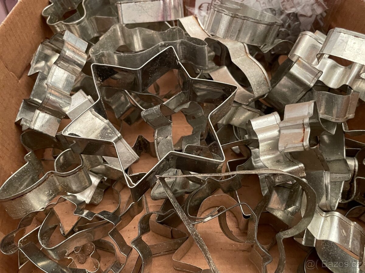 vánoční formičky po babičce - cena za vše, viz.fota - 7