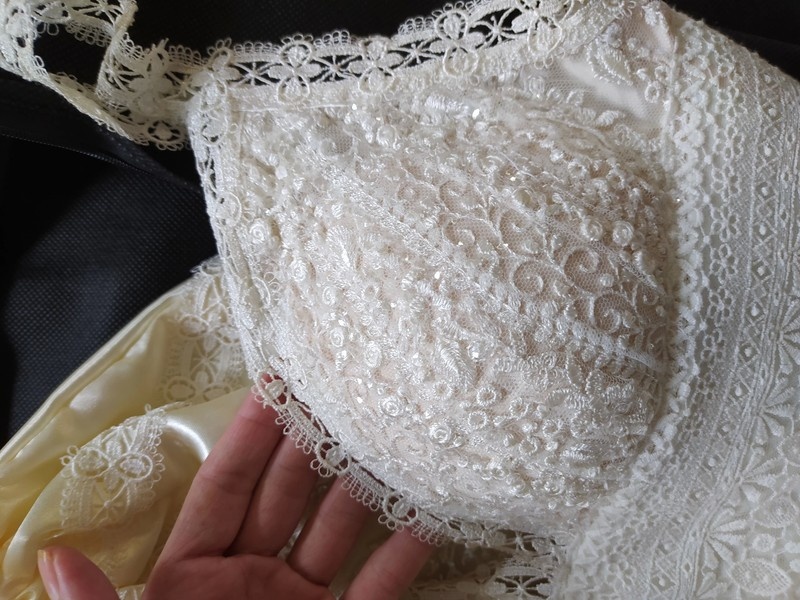 Svatební šaty vel. 36-38 - 7