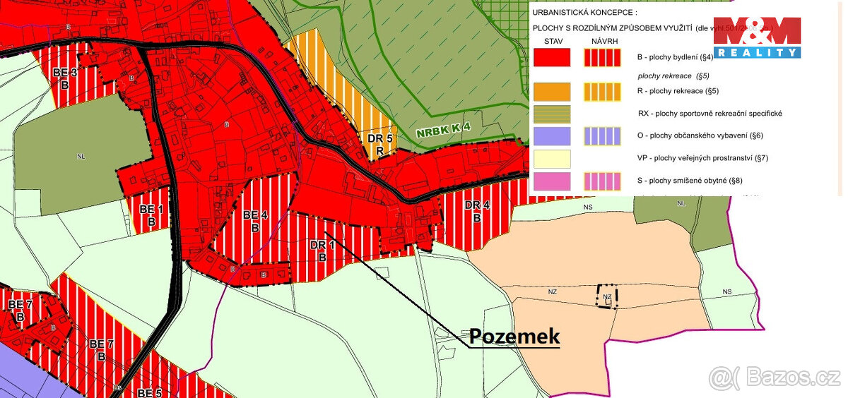 Prodej pozemku k bydlení, 6184 m², Dubí - 7
