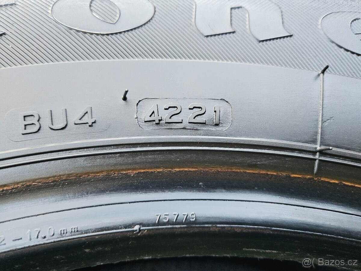 2x Letní ZÁTĚŽOVÉ pneu Firestone Van-H 2 - 215/75 R16C - 85% - 7