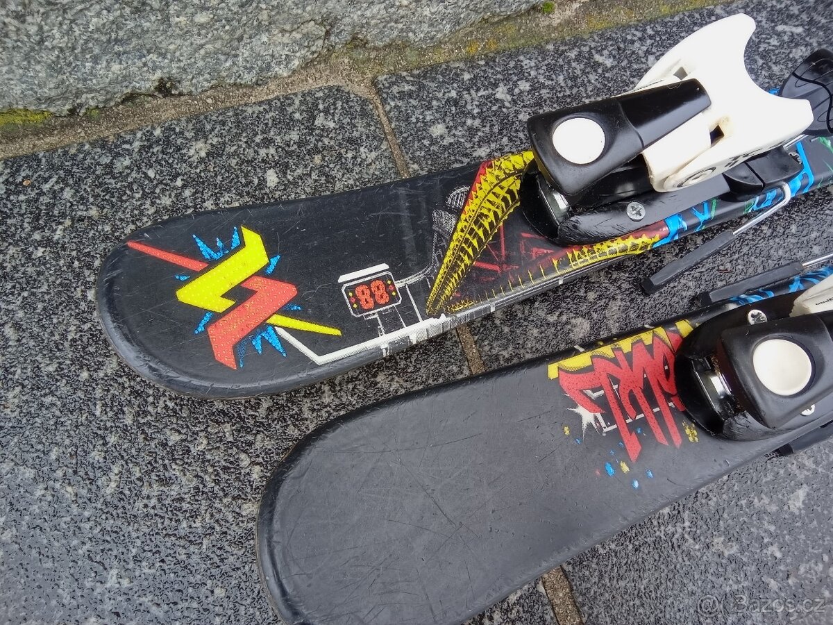 Dětské lyže 90 cm a boty - 7