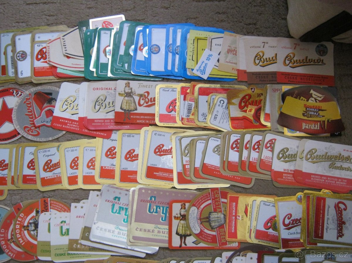 sbírka pivní etikety pivovar BUDVAR Č. Budějovice 1052ks - 7