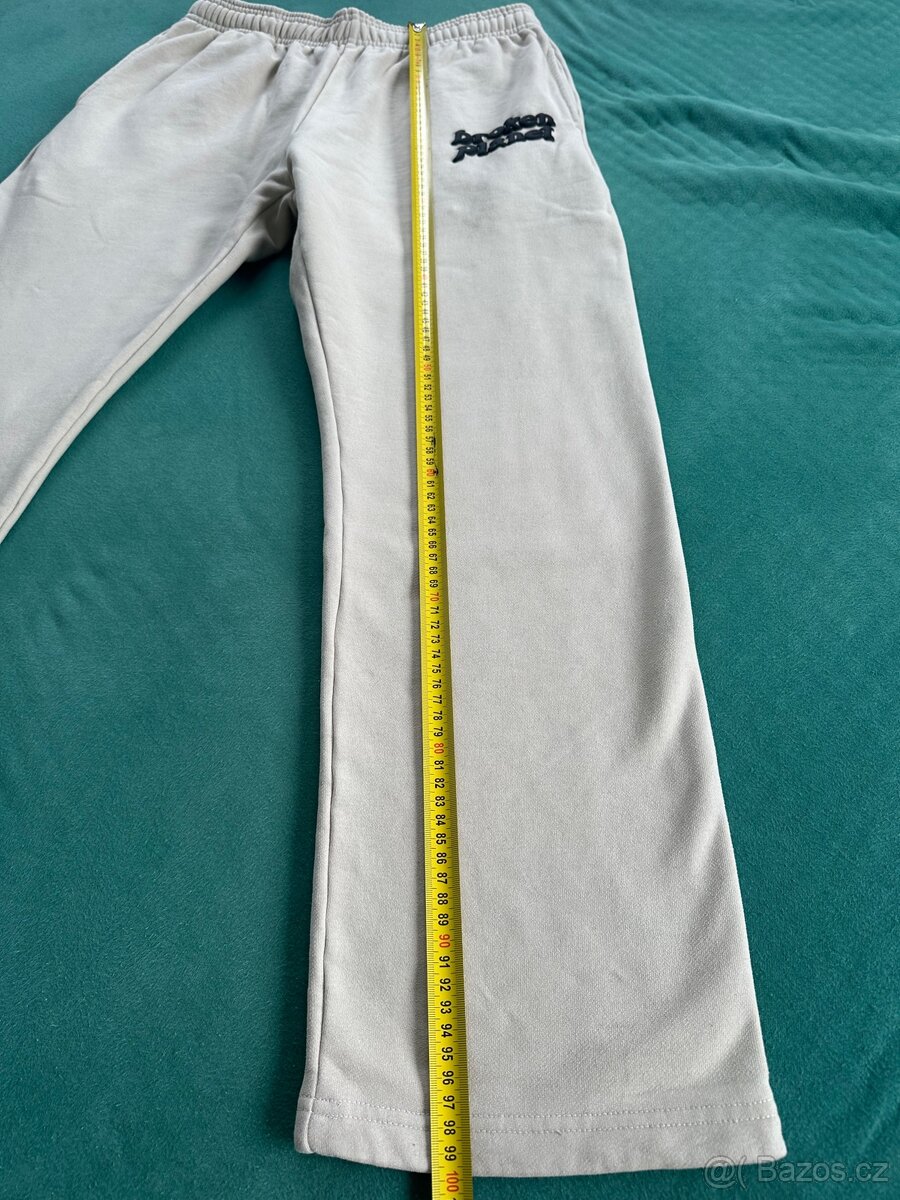 Broken Planet tepláky - Béžové - M - 7