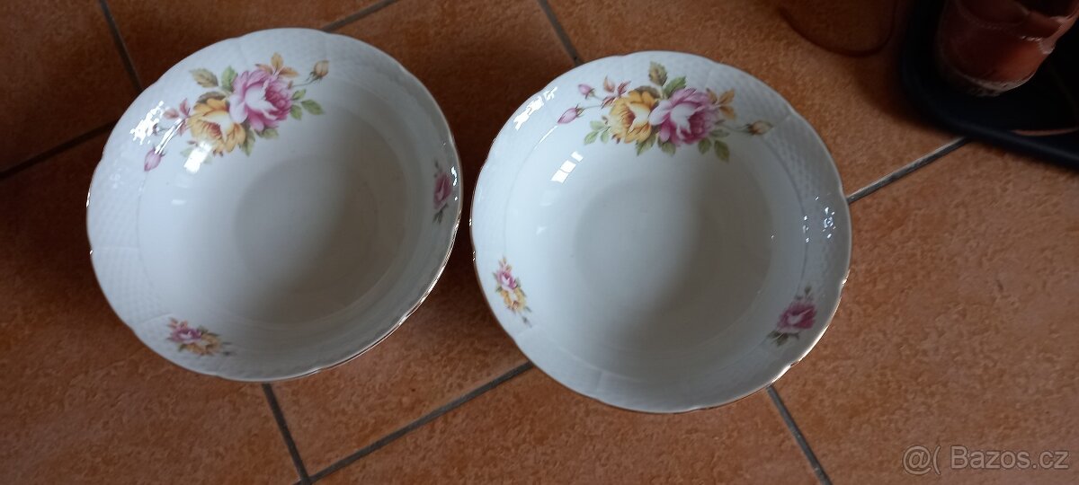 jídelní souprava - motiv růže - 7
