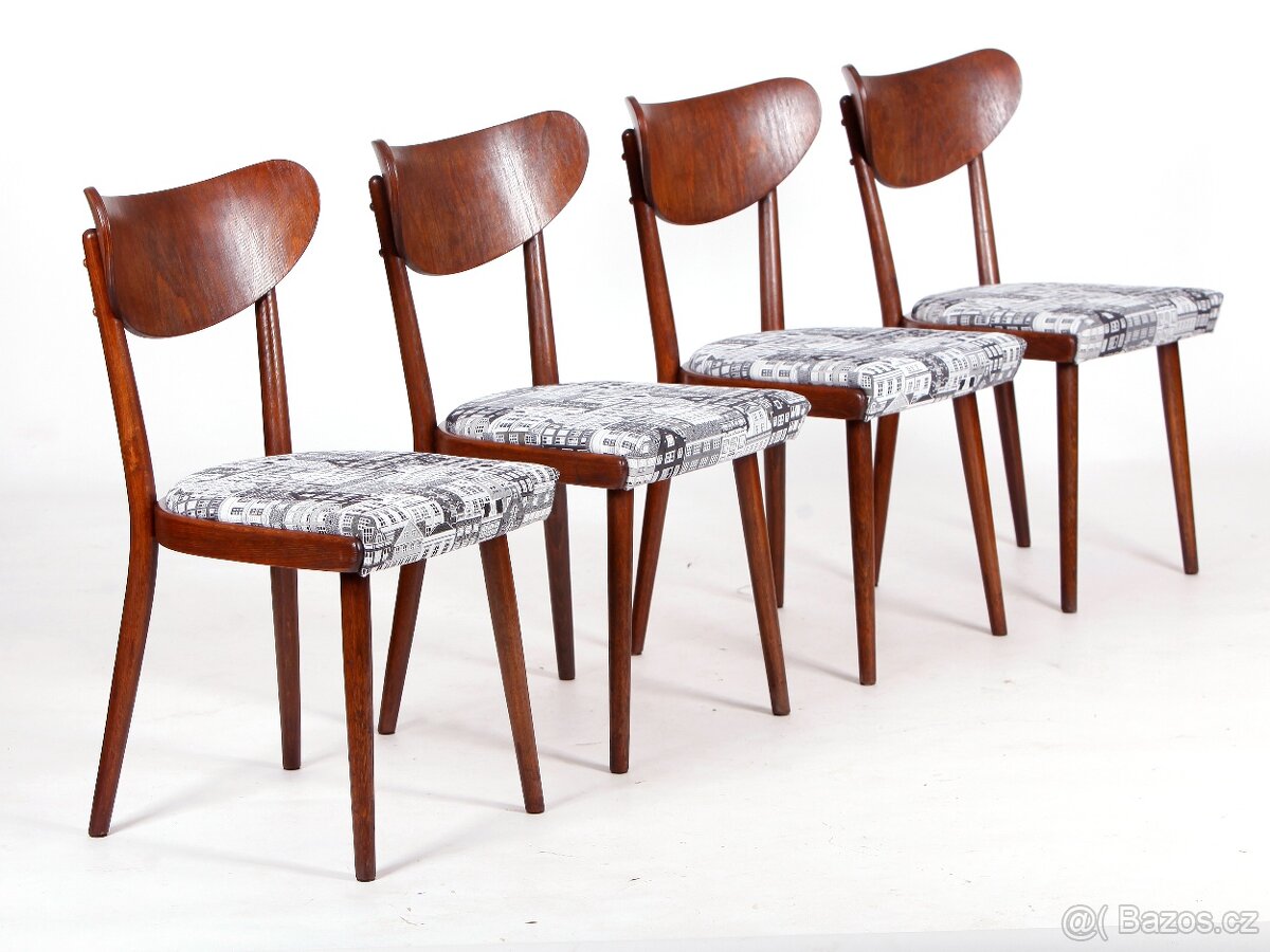 Přečalouněné jídelní židle TON Banana. - 7