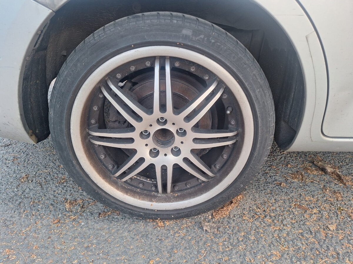 4x originální alu kola Ford 5x108 – 2x nové pneu (DOT 3723) - 7