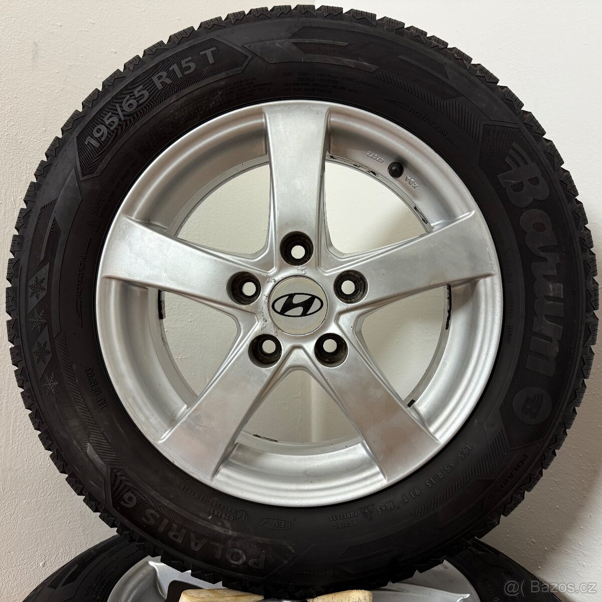 HYUNDAI/KIA 5x114,3 R15 ET45+ZIMNÍ 195/65R15 8,5mm - 7
