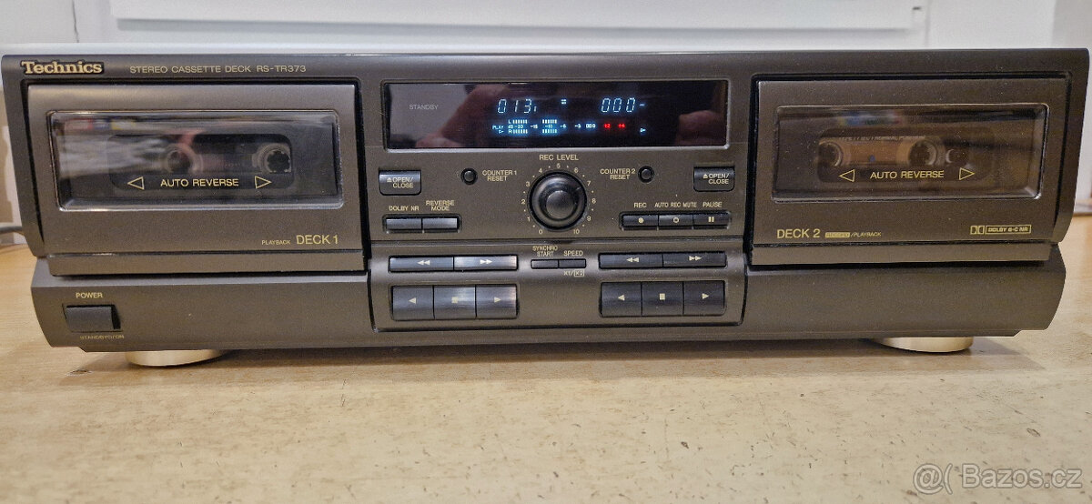 Technics dvojitý kazetový magnetofon RS-TR373 - 7