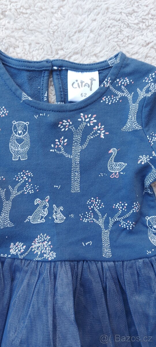 2x Šatičky+kalhoty Mumínci vel. 62 - 7