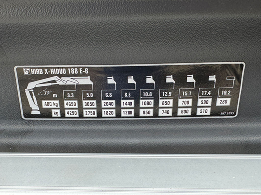 DAF CF 450 6X2 - valník s hydraulickou rukou + čelo - 7