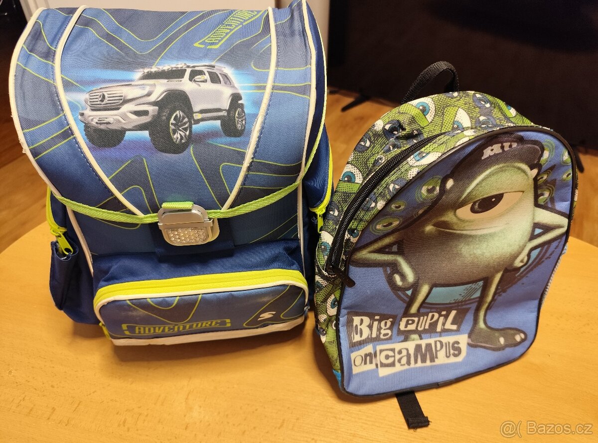 Školní aktovka STIL ( auto ) + batoh Disney Monsters - 7