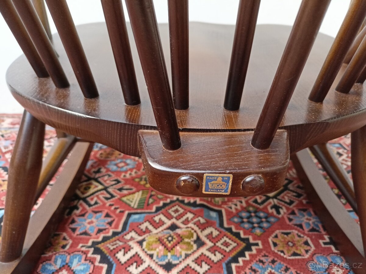 Houpací křeslo - ERCOL England - 7