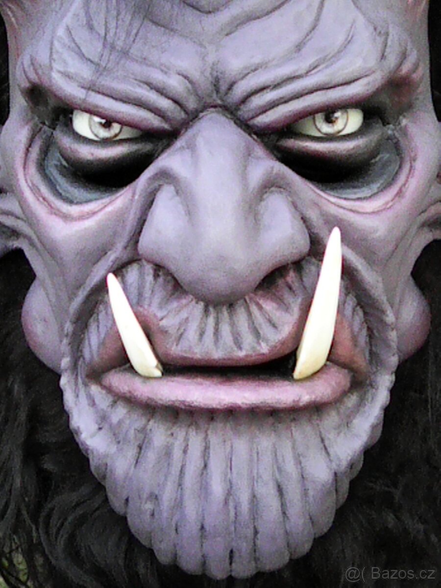 KRAMPUS maska ČERNÝHO ĎÁBLA- PRODÁNO - 7