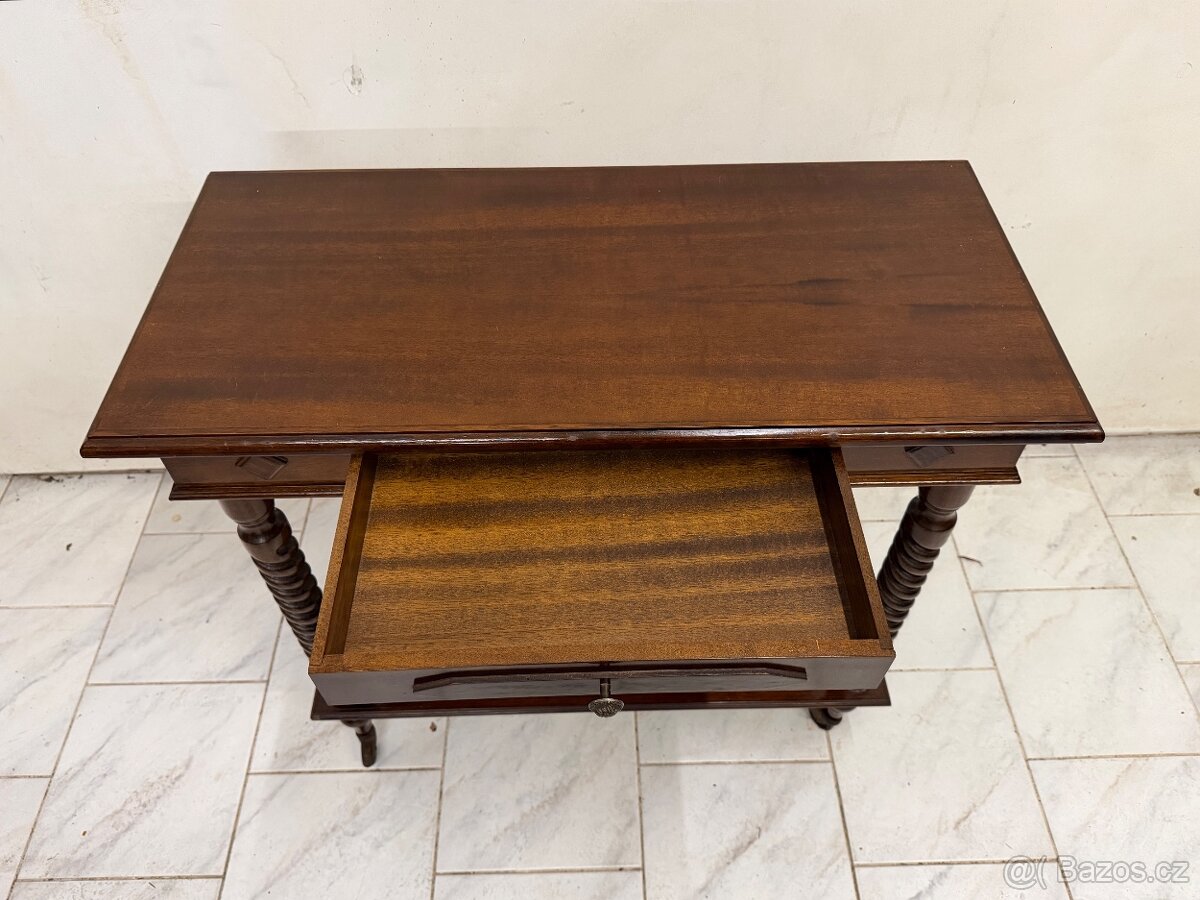 Starožitný konzolový stolek - 7