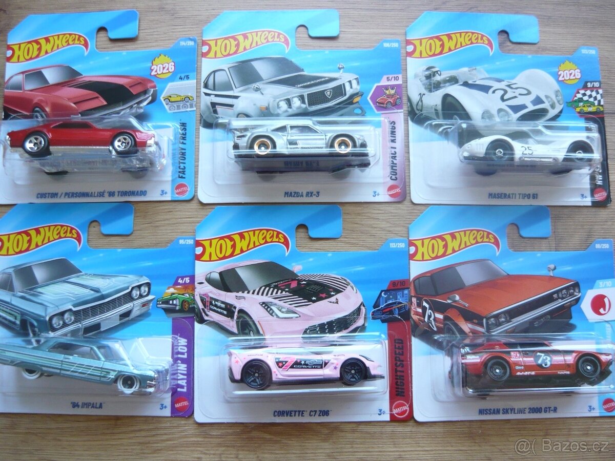 AUTÍČKA HOT WHEELS - 7