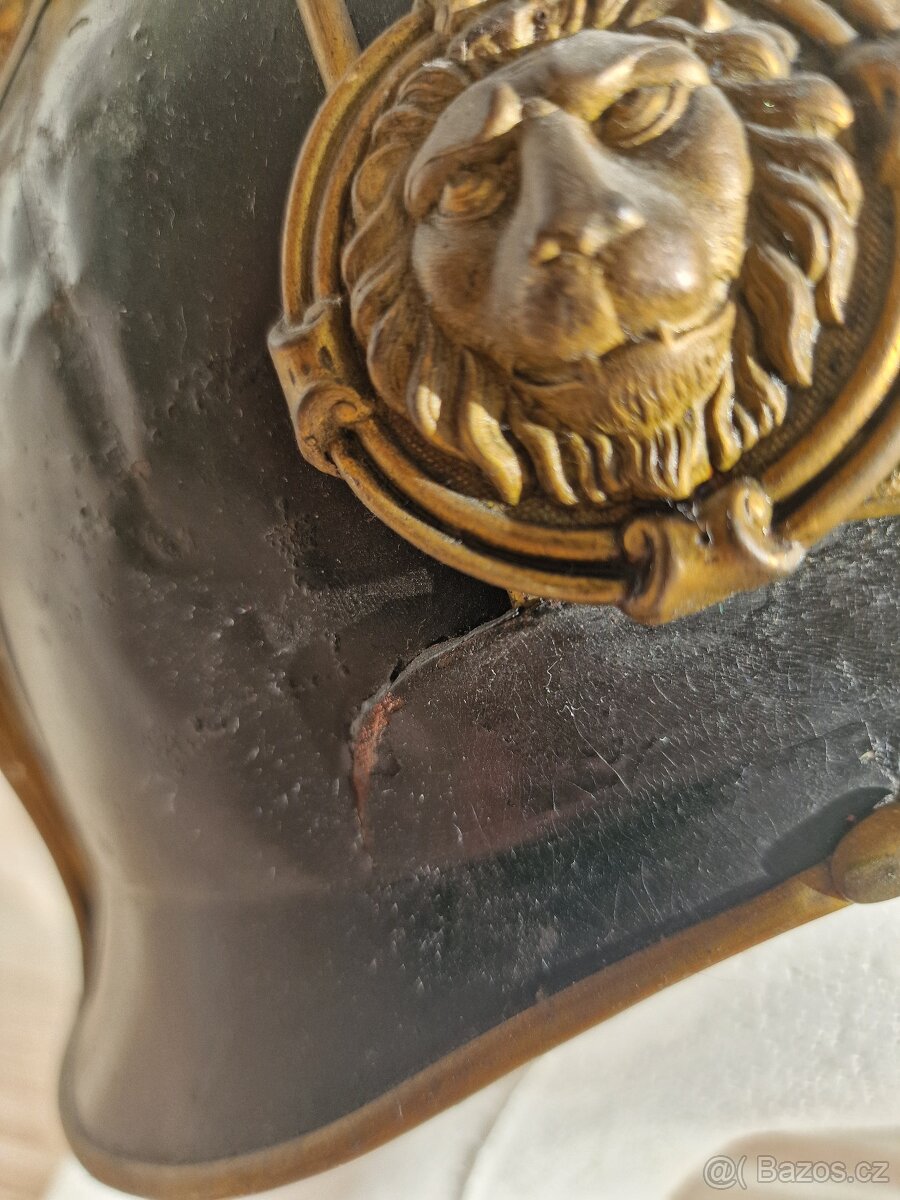 přilba, helma dragoun - důstojník - 7