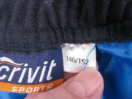 Chlapecké modré lyžařské kalhoty, oteplovačky vel.152 - 7