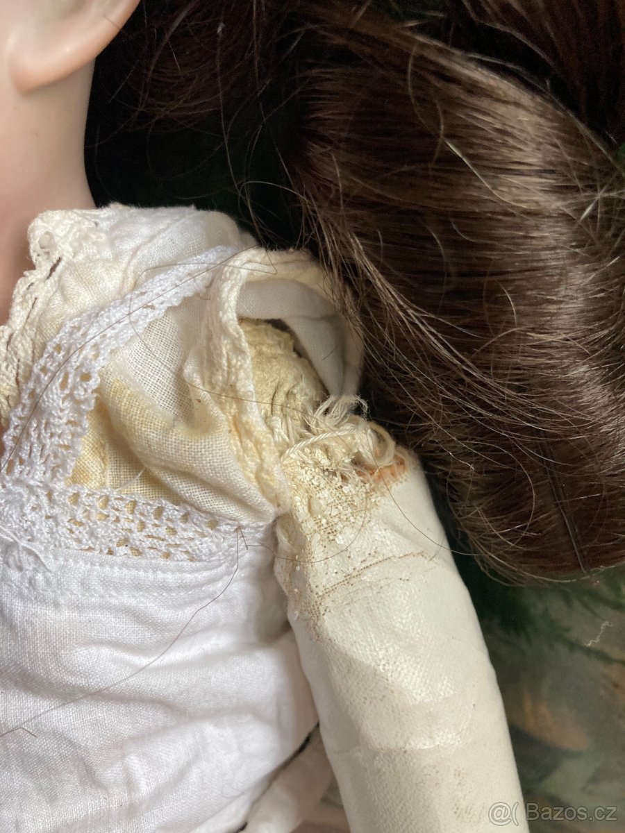 Stará panenka s porcelánovou hlavou Armand Marseille - 7