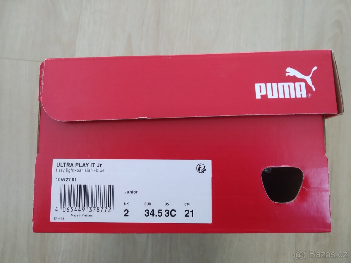 Dětské sálové boty zn. Puma vel.34,5 - 7