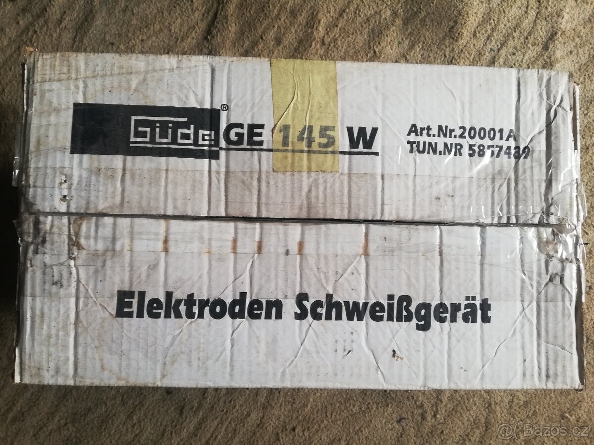 SVÁŘEČKA, trafo GUDE GE 145 W/A, včetně elektrod různé síly, - 7