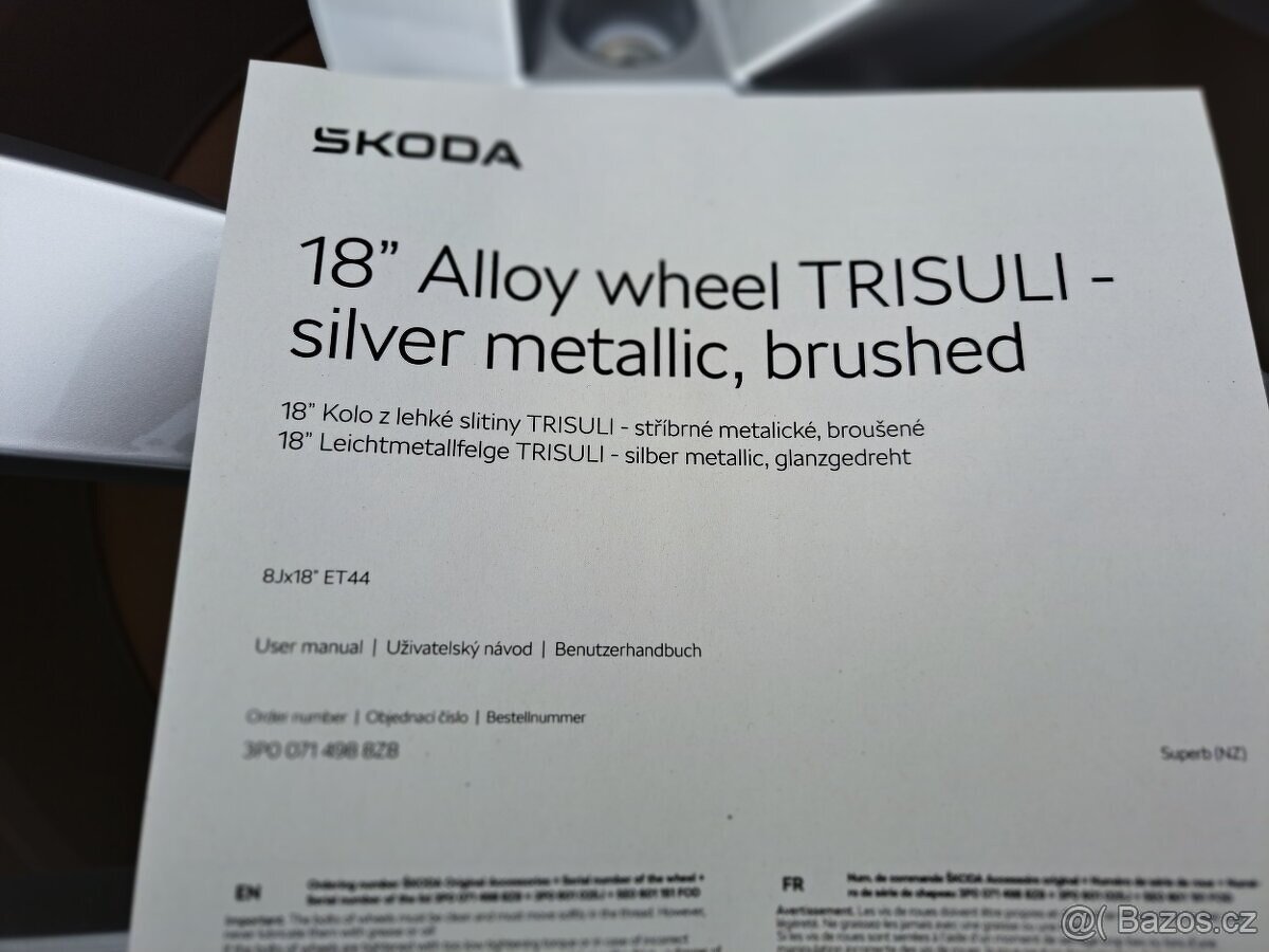 Alu kolo Škoda TRISULI R18 - 7