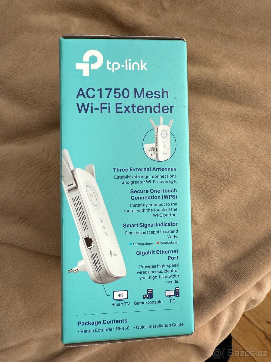 WI-FI extender TP-Link. V záruce - 7