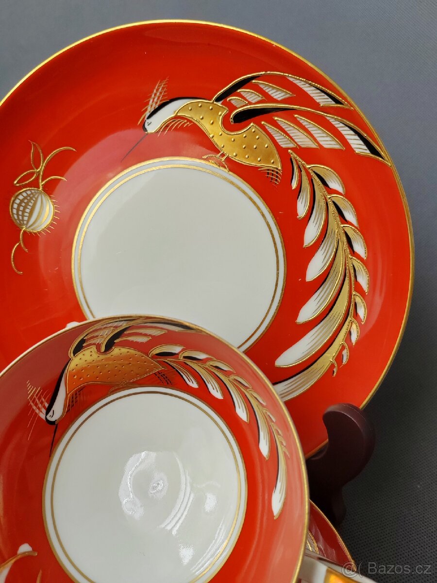 Sběratelský ručně malovaný porcelánový set Wallendorf - 7