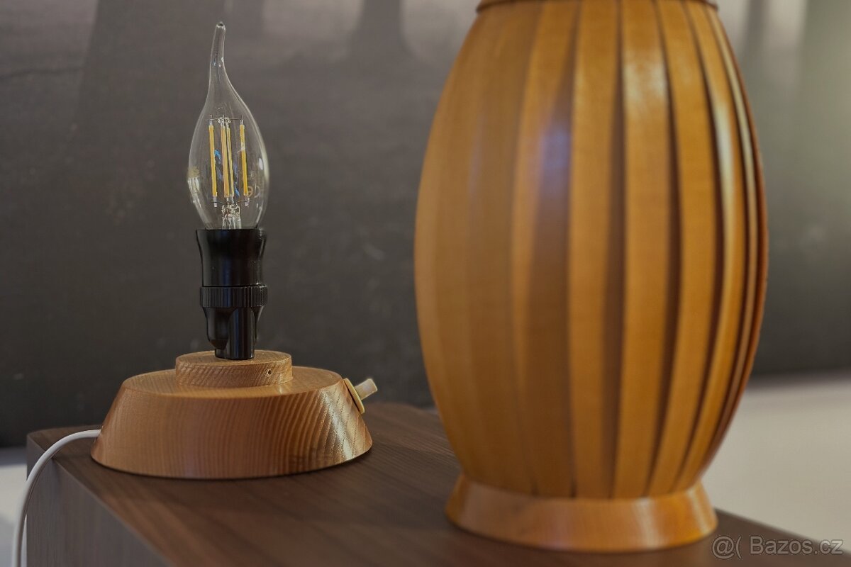 Raritní lampička Dřevotvar - 7