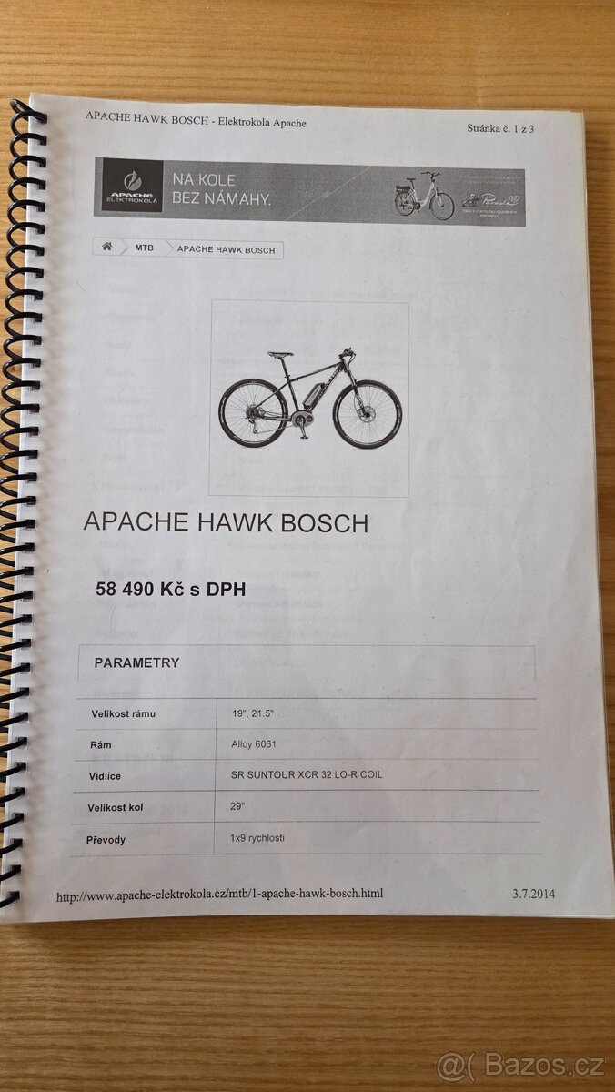 Elektrokolo Apache HAWK BOSCH - 7