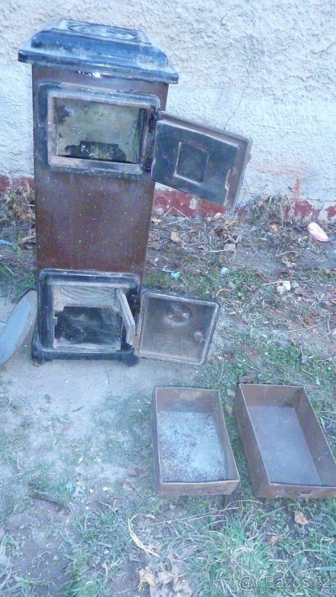 KAMÍNKA VINTAGE ČENKOV 99H A RETRO KAMNA PETRA - 7