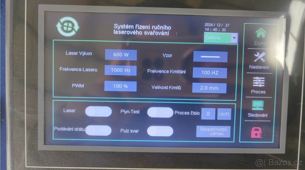 LASER SVÁŘECÍ -ČISTÍCÍ-ŘEZACÍ STROJ 4V1 2000W PROFI. - 7