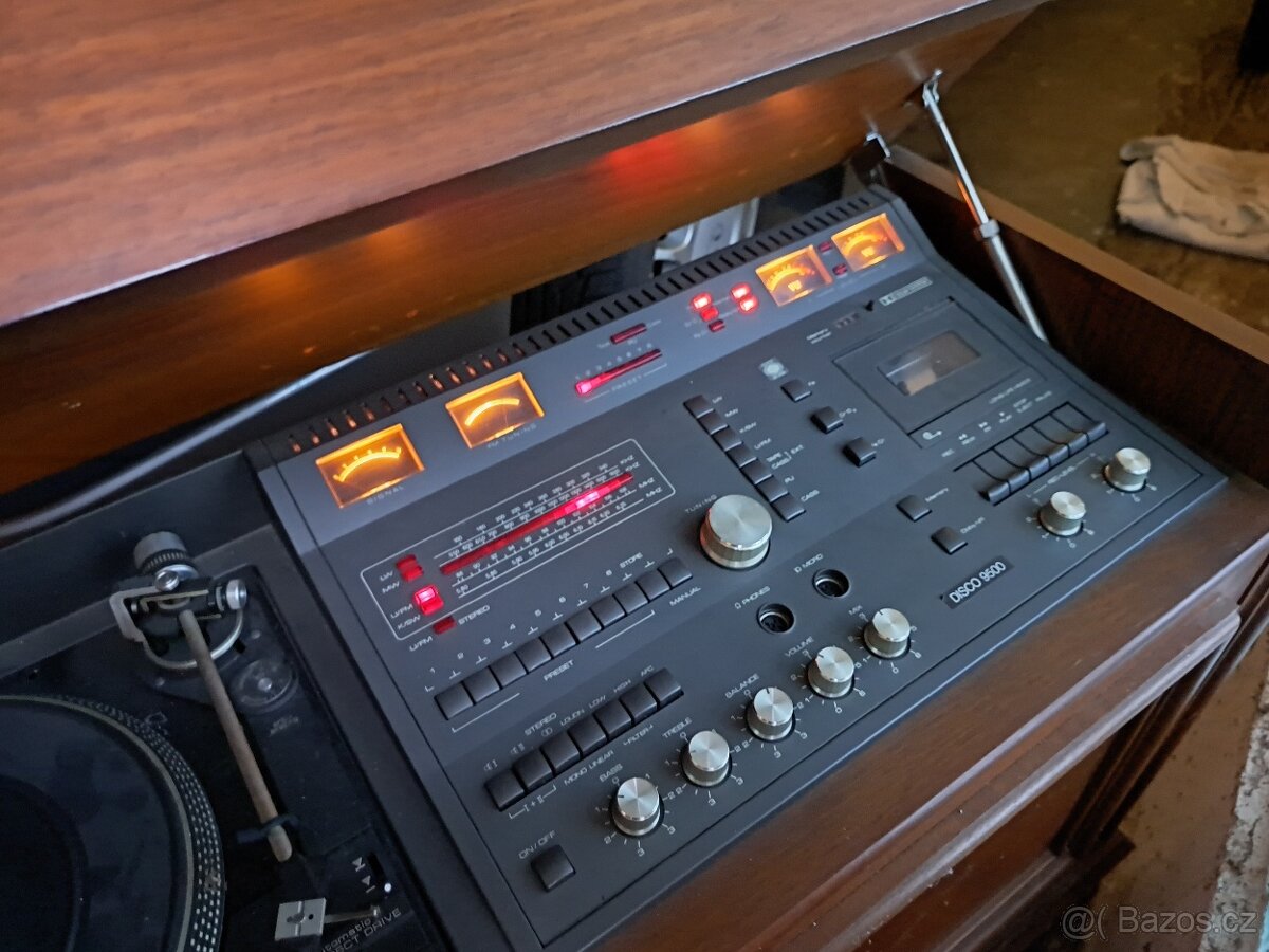 Rustikální hudební skříň DISCO 9500 Hi-Fi Číst popis - 7