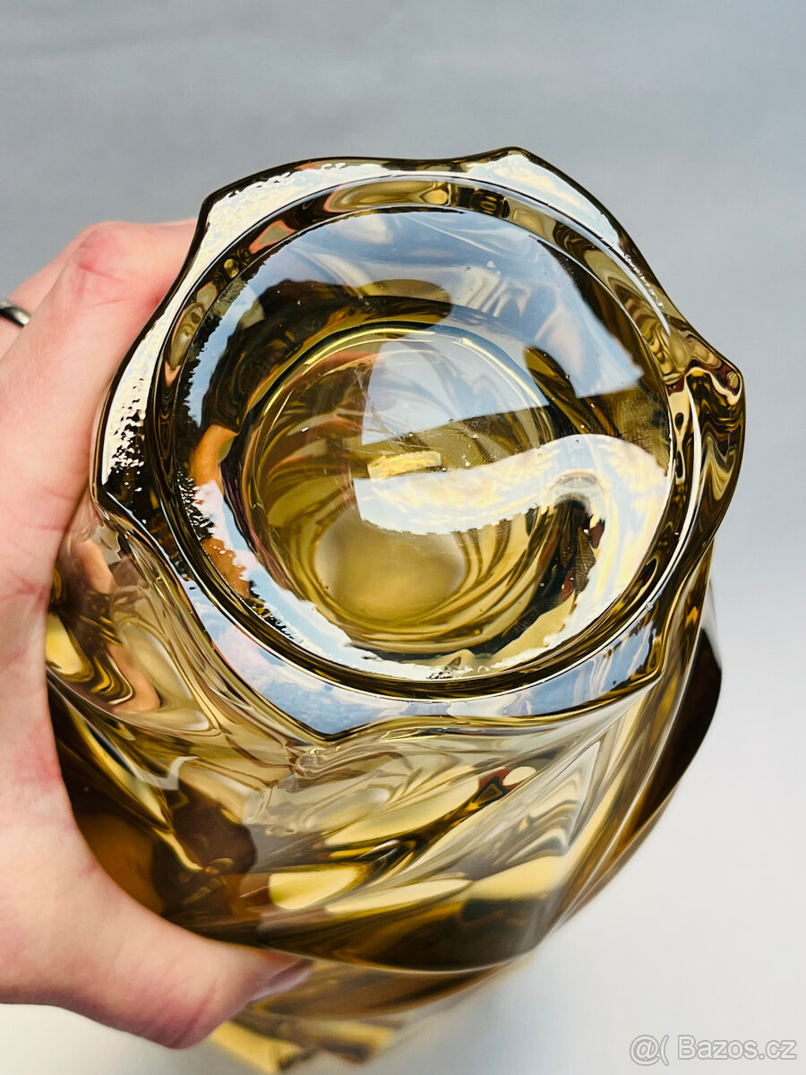 Křišťálová váza Flamenco 29 cm Bohemia Treasury - 7