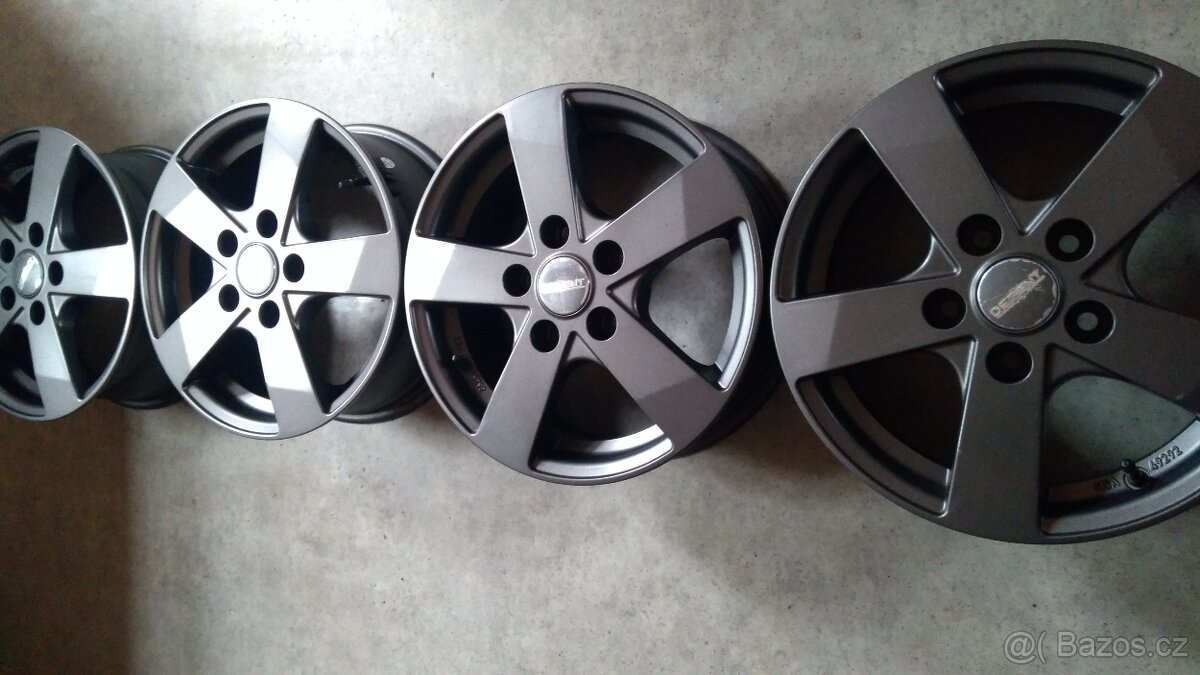 alu disky DEZENT TTDK 15", 5x114,3 s čidly kontroly tlaku - 7