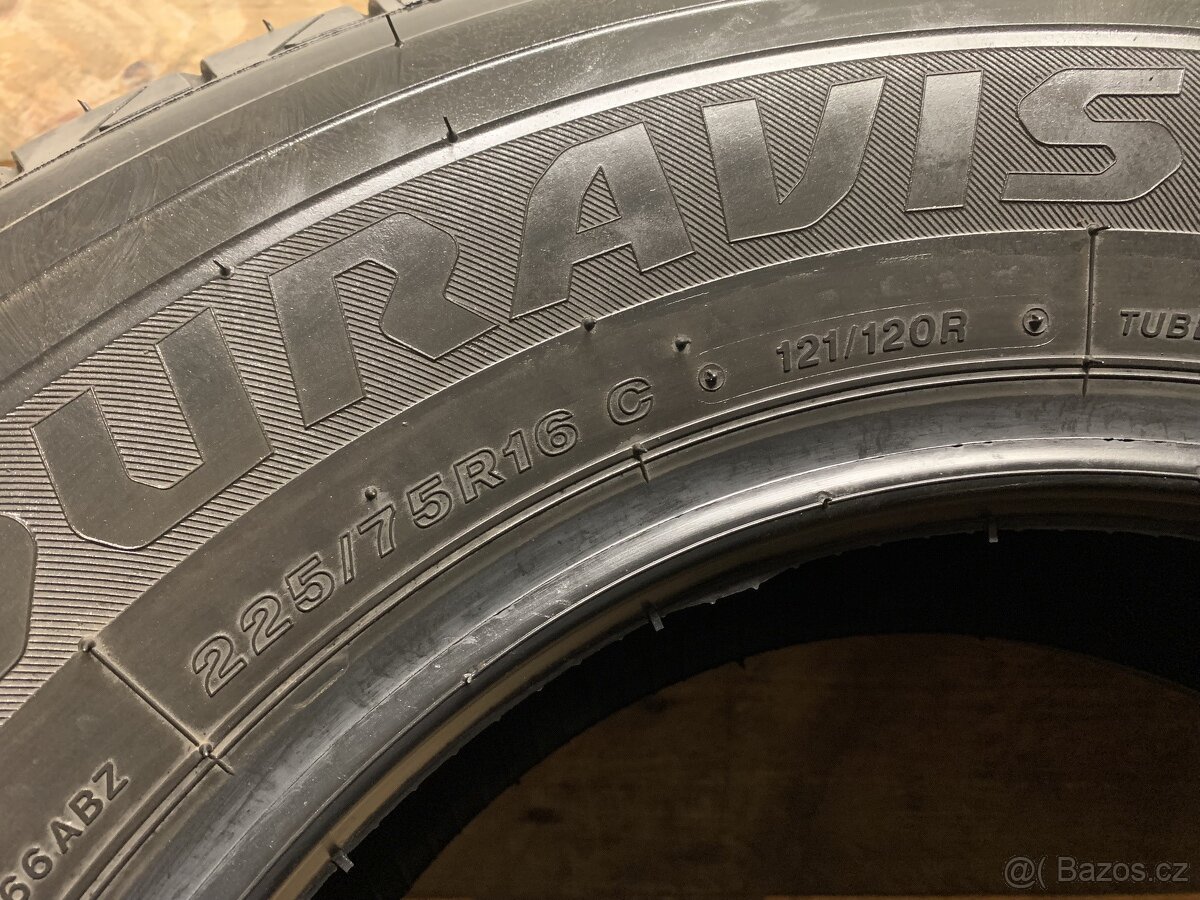 1ks 225/75/16C Bridgestone/2024/121-120R/ 9m - 7