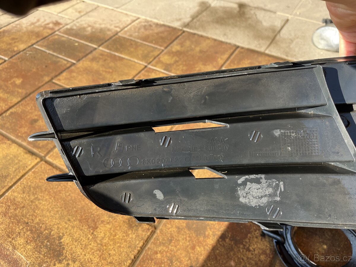 Mřížky nárazníku Audi A4/S4 + mlhovka - 7