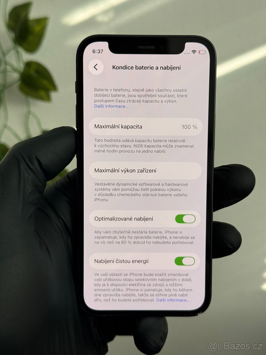 iPhone 12 mini 64GB černý - 100% baterie - 7