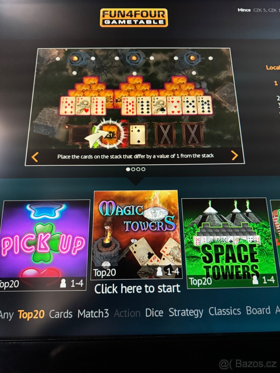 Fun4Four TAB dotekový stůl hry zábava - 7