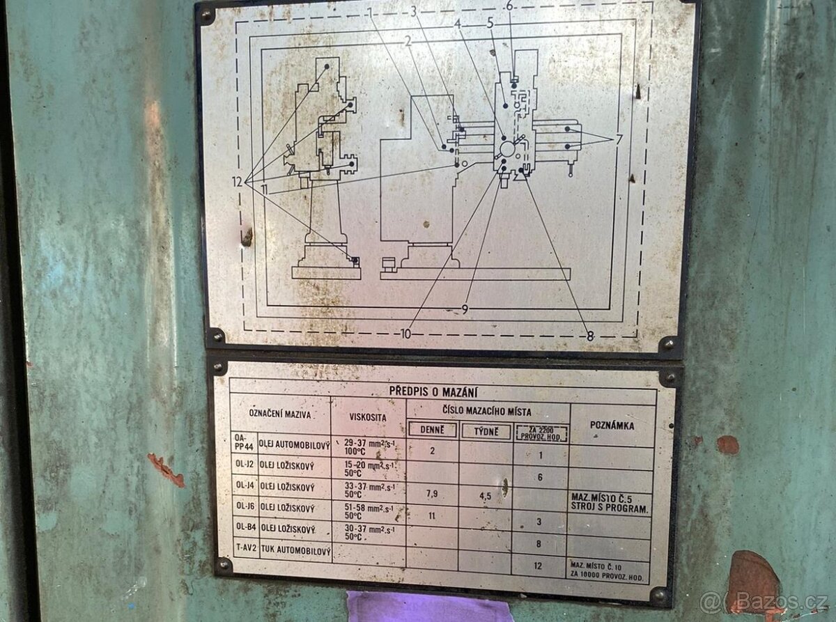 Radiální vrtačka MAS VO 50/1250 - 7