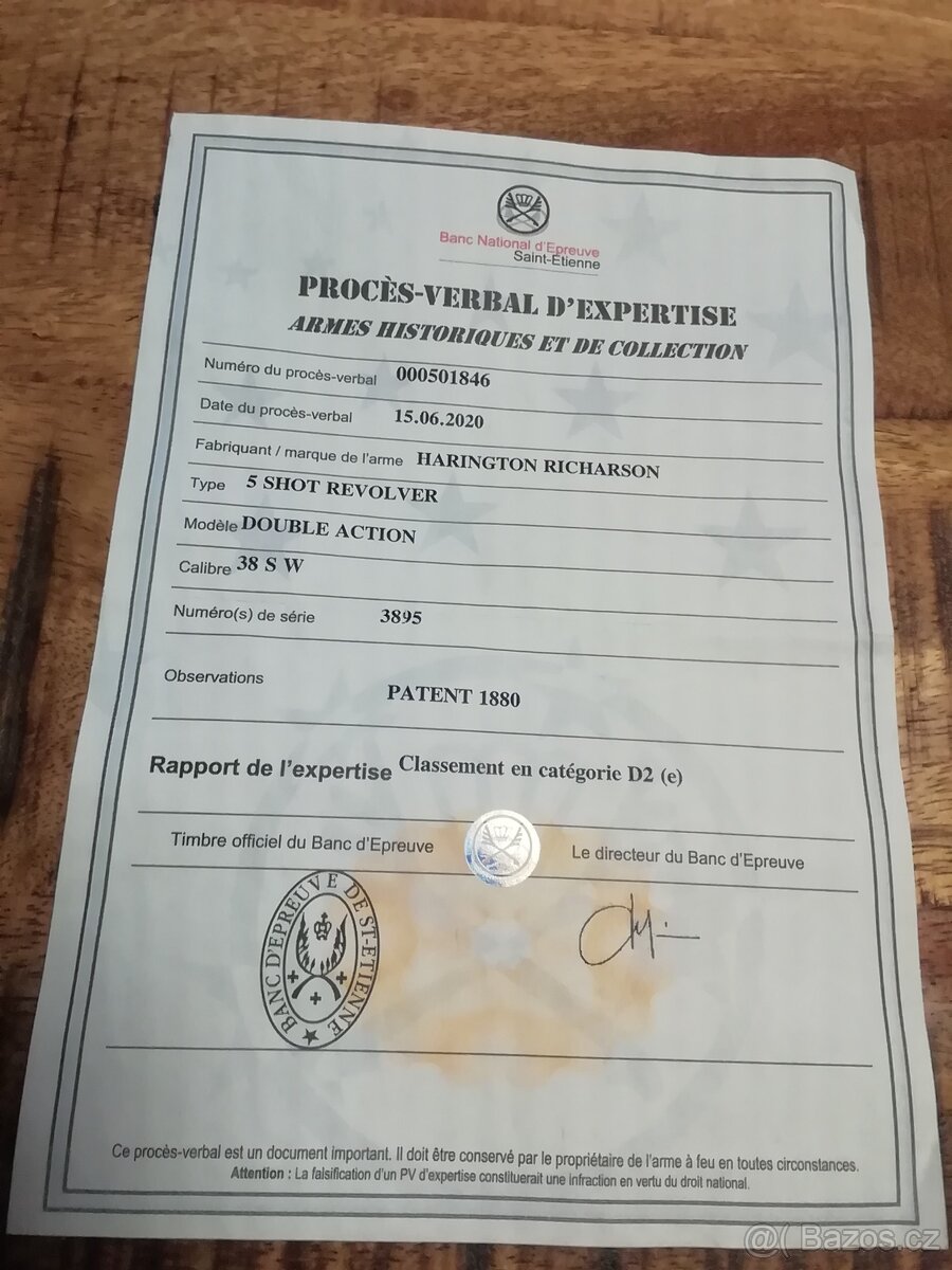Historický revolver Harrington & Richardson 38SW - 7