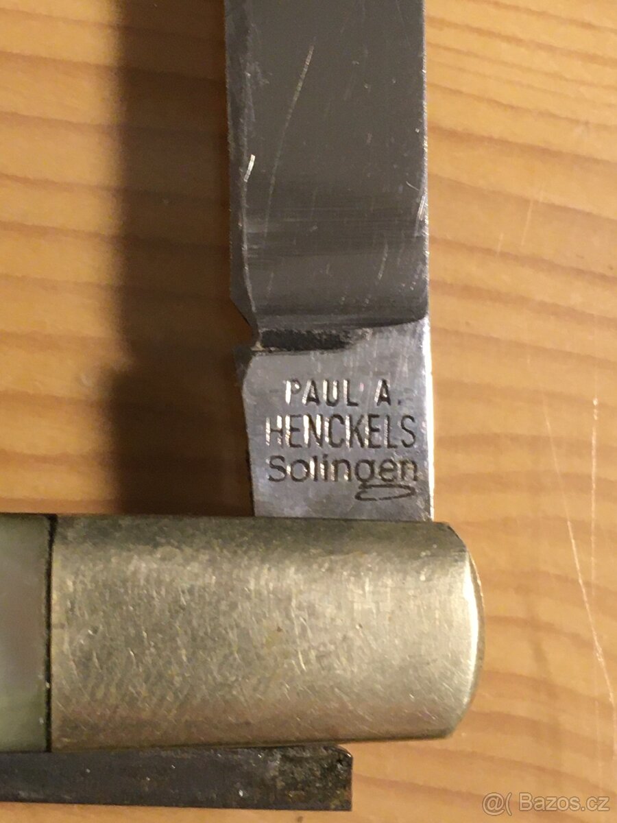 Starožitný reklamní nůž na meloun zn. SOLINGEN - 7