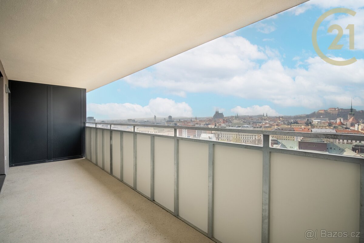 Luxusní pronájem bytu 2+KK s terasou v centru Brna - 7