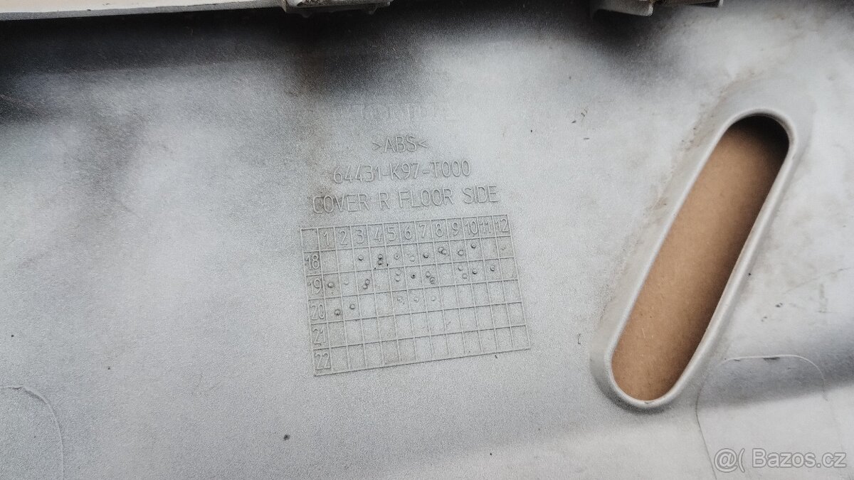 Honda pcx 125 model 2018-20 L a P spodni plasty pod naslap - 7