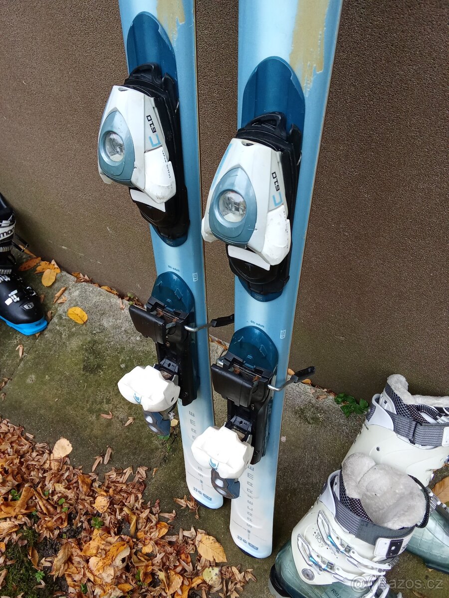 set lyže 160 cm+ boty 41 Salomon - 7