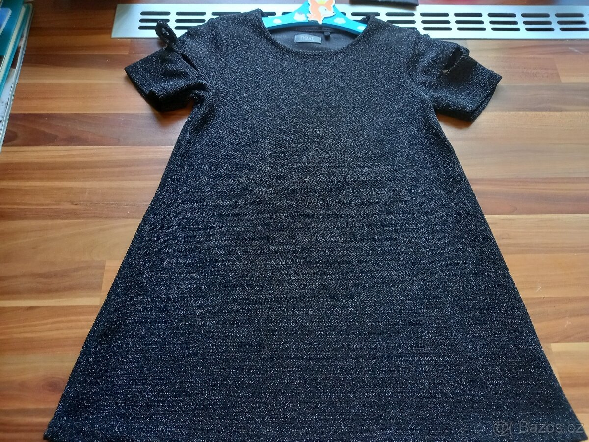 Lurexove šaty s prustrihem vel. 98 Next - 7