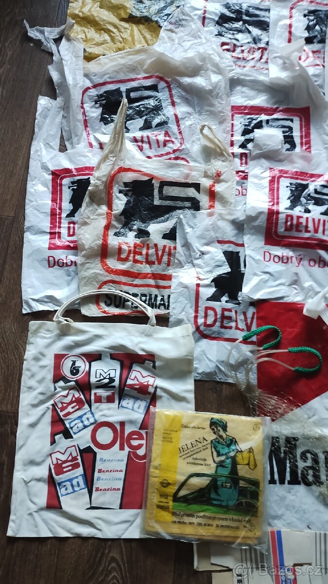 Igelitové tašky a sáčky -retro - 7