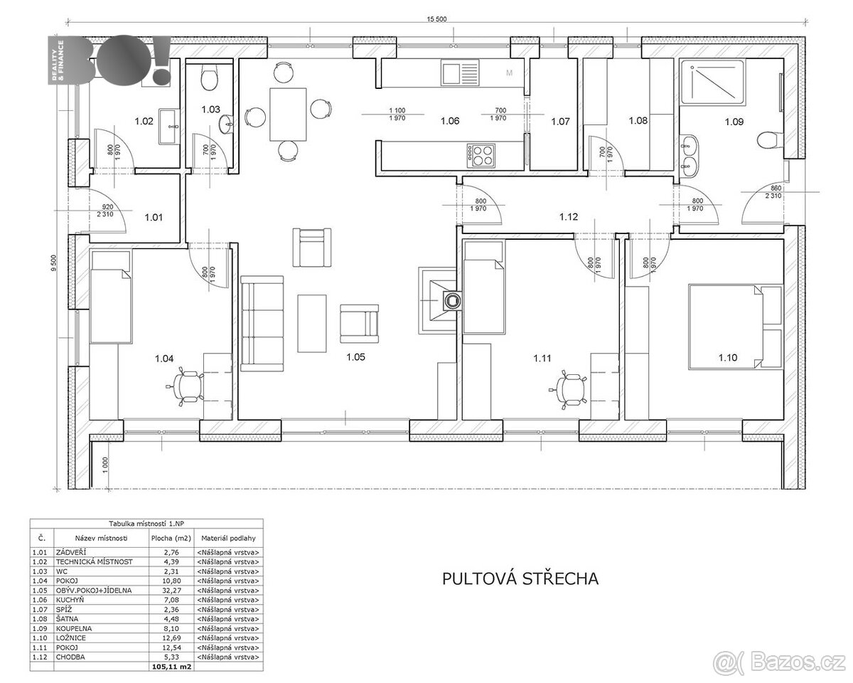 Prodej projektu na klíč, 105 m² - 7